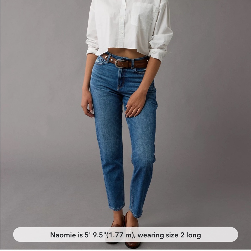 American Eagle Strigid Curvy Mom Jean